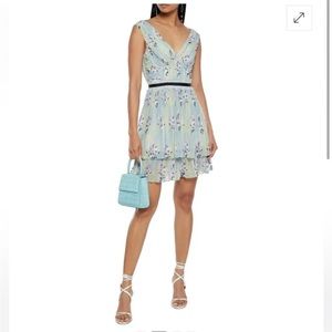 Self- Portrait floral Lace Printed Dress
